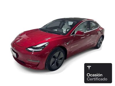Usado Tesla Model 3 Long Range AWD 238 kW (324 CV) 2020 Rojo Berlina