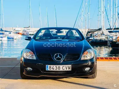 Usado Mercedes SLK200 163 CV (119 kW) 2004 Negro Descapotable