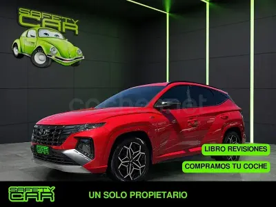 Usado Hyundai Tucson N Line 150 CV (110 kW) 2022 Rojo SUV