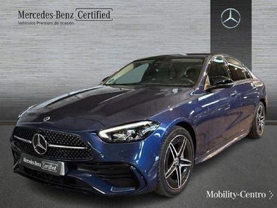Usado Mercedes C200 AMG line 163 CV (119 kW) 2025 Azul sodalita Berlina