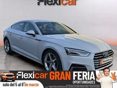Usado Audi A5 Sportback 150 CV (110 kW) 2018 Blanco Utilitario
