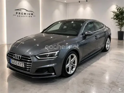 Usado Audi A5 Sportback S-Line 245 CV (180 kW) 2019 Gris / plata Utilitario