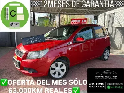 Usado Chevrolet Aveo LS 86 CV (63 kW) 2011 Granate Berlina
