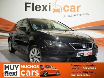 Usado Seat Leon Style 115 CV (84 kW) 2018 Negro Berlina