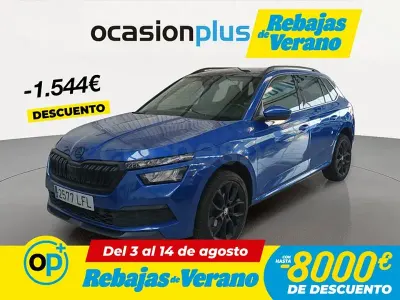 Usado Skoda Kamiq Sport 115 CV (84 kW) 2020 Azul SUV