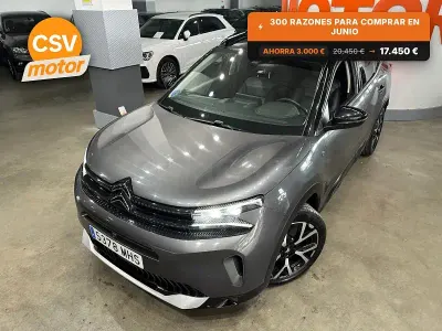 Usado Citroën C5 Aircross Shine 226 CV (166 kW) 2023 Gris / plata SUV