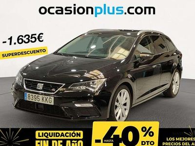 Negro Usado 2018 Seat Leon ST FR Familiar | 16.355 € (Precio justo)