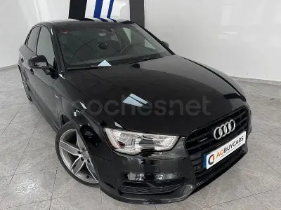 Usado Audi A3 190 CV (139 kW) 2016 Negro Berlina
