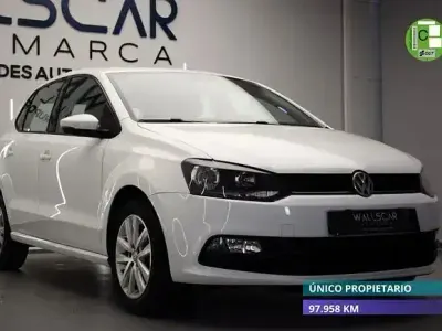 Usado VW Polo Advance 75 CV (55 kW) 2016 Blanco Utilitario