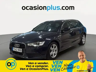 Usado Audi A6 S-Line 177 CV (130 kW) 2012 Azul Familiar