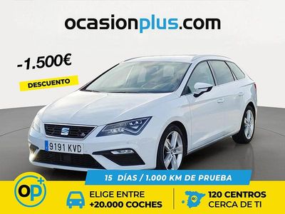 Usado Seat Leon FR 150 CV (110 kW) 2019 Blanco Familiar