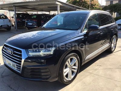 Usado Audi Q7 S-Line 272 CV (200 kW) 2016 Azul SUV