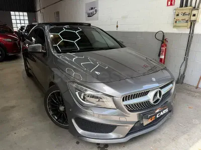 Usado Mercedes CLA220 Shooting Brake AMG line 177 CV (130 kW) 2016 Gris / plata Familiar