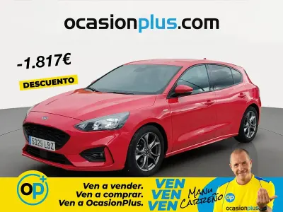 Usado Ford Focus ST-Line 125 CV (91 kW) 2019 Rojo Berlina