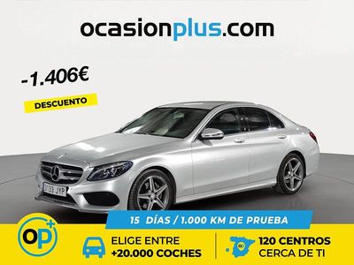 Usado Mercedes C220 170 CV (125 kW) 2017 Gris Berlina