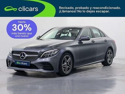 Usado Mercedes C220 194 CV (142 kW) 2019 Gris Berlina