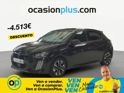 Usado Peugeot 208 Allure 100 CV (73 kW) 2025 Negro Utilitario