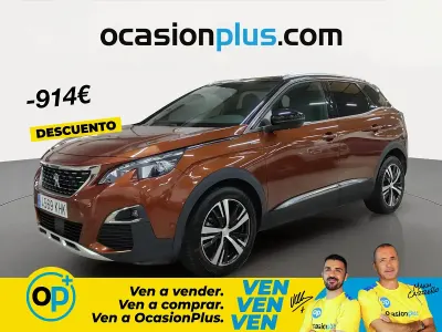 Usado Peugeot 3008 GT-line 130 CV (95 kW) 2018 Naranja SUV