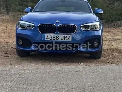 Usado BMW 118 150 CV (110 kW) 2016 Azul Utilitario