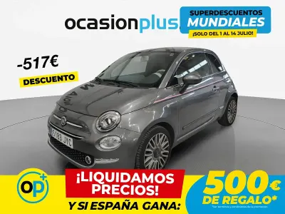 Usado Fiat 500 Lounge 69 CV (50 kW) 2017 Gris Utilitario