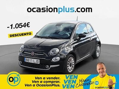 Usado Fiat 500 Lounge 69 CV (50 kW) 2020 Negro Berlina