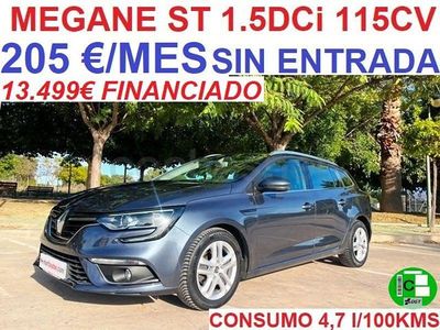 Usado Renault Mégane GrandTour Bose Edition 115 CV (84 kW) 2019 Gris / plata Familiar