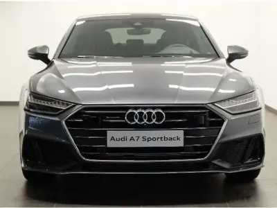 Usado Audi A7 S-Line 286 CV (210 kW) 2018 Gris Utilitario