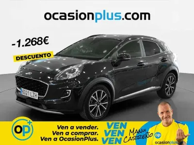 Usado Ford Puma Titanium 126 CV (92 kW) 2022 Negro SUV