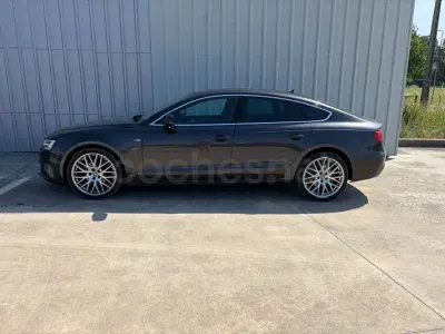 Usado Audi A5 Sportback Advanced 190 CV (139 kW) 2015 Gris / plata Utilitario