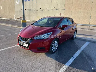 Usado Nissan Micra Acenta 100 CV (73 kW) 2019 Rojo Utilitario