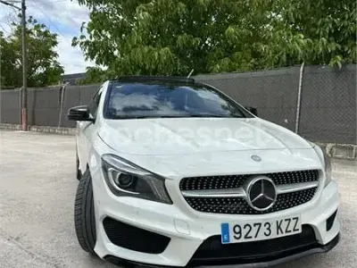 Usado Mercedes CLA250 AMG line 211 CV (155 kW) 2014 Blanco Berlina