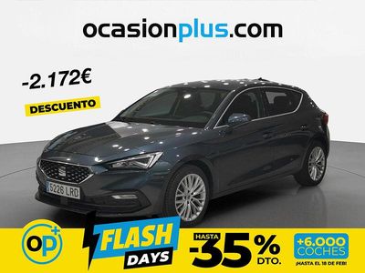 Usado Seat Leon XCELLENCE 150 CV (110 kW) 2021 Gris Berlina