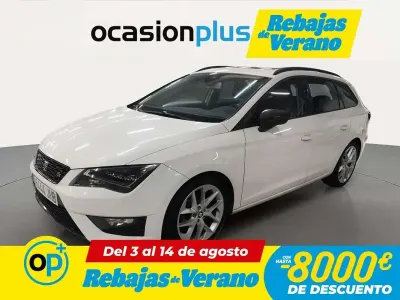 Usado Seat Leon ST FR 150 CV (110 kW) 2015 Blanco Familiar