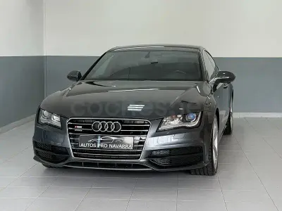 Usado Audi A7 Sportback S-Line 204 CV (150 kW) 2014 Gris / plata Utilitario