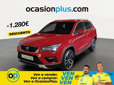 Usado Seat Ateca 4Drive 150 CV (110 kW) 2018 Rojo SUV