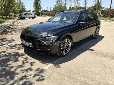 Usado BMW 318 143 CV (105 kW) 2015 Negro Familiar