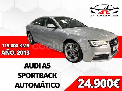 Usado Audi A5 Sportback S-Line 177 CV (130 kW) 2013 Gris / plata Utilitario