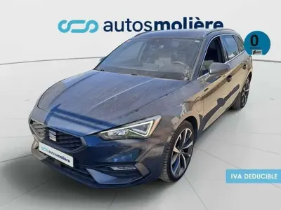 Usado Seat Leon FR 204 CV (150 kW) 2021 Gris Familiar