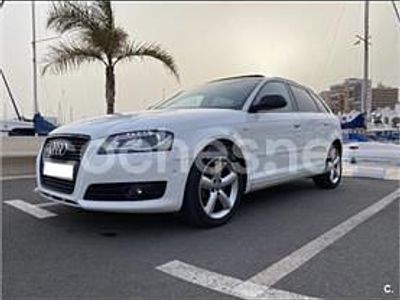 Usado Audi A3 Ambiente 140 CV (102 kW) 2010 Blanco Berlina