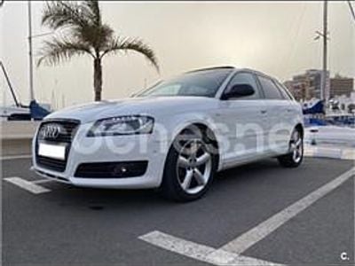 Usado Audi A3 Sportback Ambiente 140 CV (102 kW) 2010 Blanco Utilitario