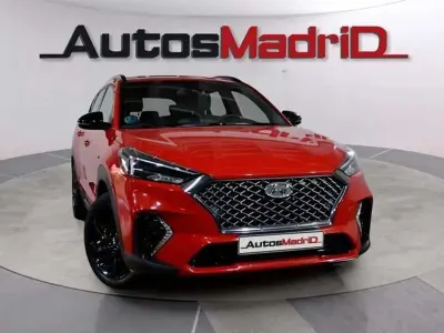 Usado Hyundai Tucson N Line 137 CV (100 kW) 2020 Rojo SUV