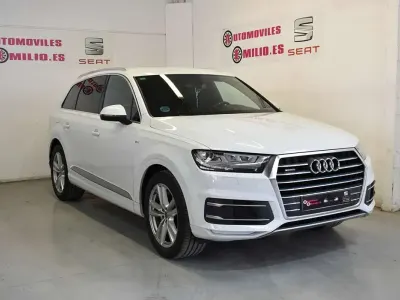 Usado Audi Q7 S-Line 272 CV (200 kW) 2017 Blanco SUV