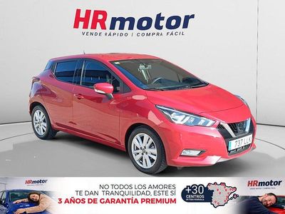 Usado Nissan Micra Acenta 102 CV (75 kW) 2019 Rojo Utilitario
