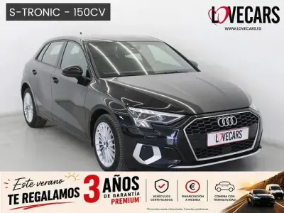 Usado Audi A3 Advanced Plus 150 CV (110 kW) 2021 Negro Berlina