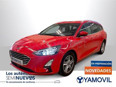 Usado Ford Focus Trend 120 CV (88 kW) 2020 Rojo Familiar