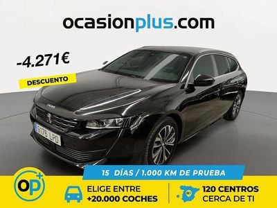 Usado Peugeot 508 Allure 130 CV (95 kW) 2021 Negro Familiar