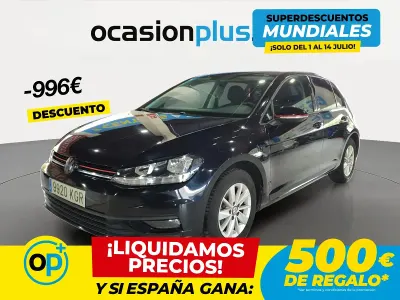 Usado VW Golf VII Edition 110 CV (80 kW) 2018 Negro Utilitario