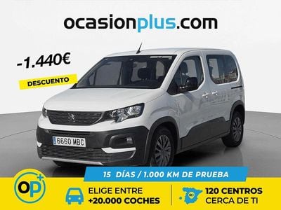 Usado Peugeot Rifter Active 100 CV (73 kW) 2022 Blanco Monovolumen