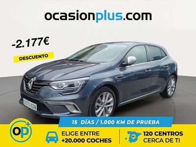 Usado Renault Mégane GT Line GT-Line 130 CV (95 kW) 2017 Gris Berlina