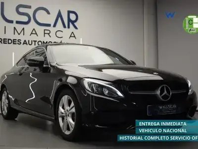 Occasion Mercedes C250 204 PK (150 kW) 2018 Zwart Coupé